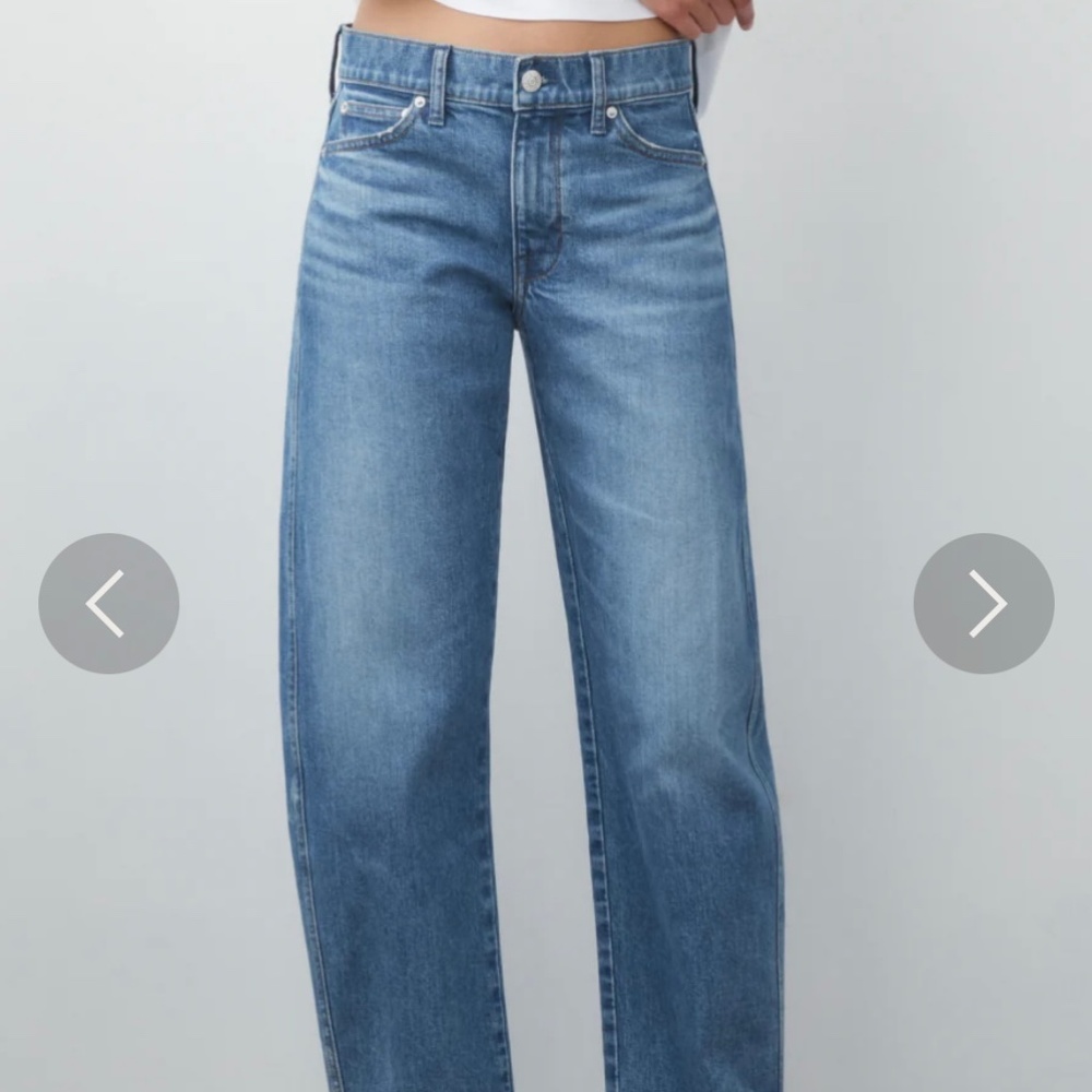 AYR Mid-Wash Straight Leg Jeans